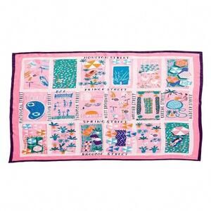 Kate Spade Multicolor Graphic Print Scarf